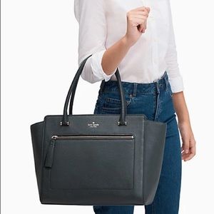 BRAND NEW Kate Spade Black Large Chester Street Allyn bag with tags